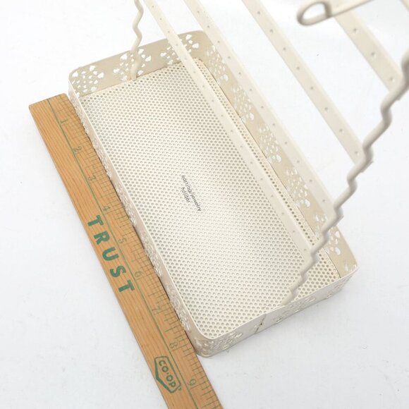 Metal Jewelry Display Stand Necklace Earrings Bracelets Holder Cream Tall - Picture 6 of 8